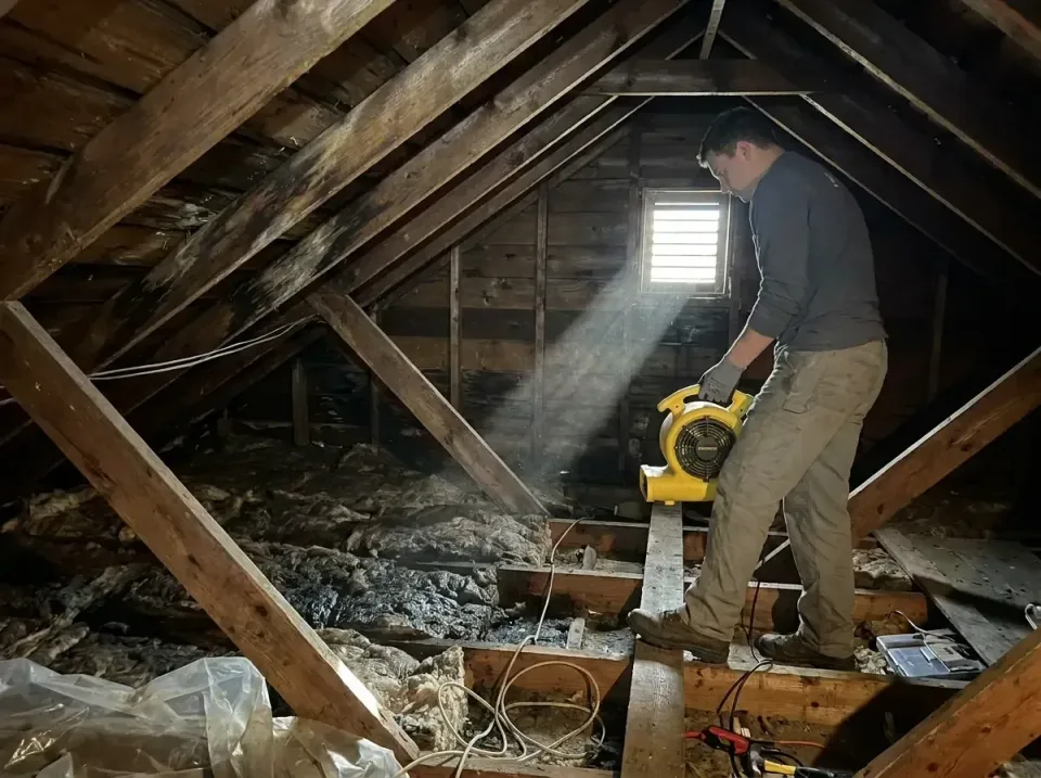 attic-water-damage-drying-proc-007 — frequently asked questions, Emergency Water Extraction & 24/7 Flood Response in Fowlerv…